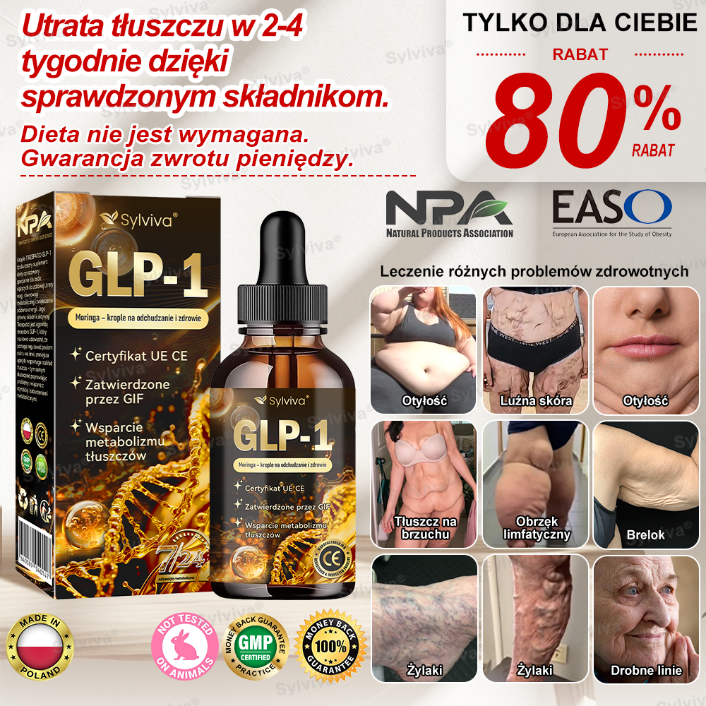 🔥 Polecane przez Klinikę Mayo | Oficjalny sklep | Sylviva®✅ GLP-1 Moringa – krople na odchudzanie i zdrowie 🔥 (Spalacz tłuszczu o jakości spożywczej – opracowany przez Towarzystwo Otyłości🔥