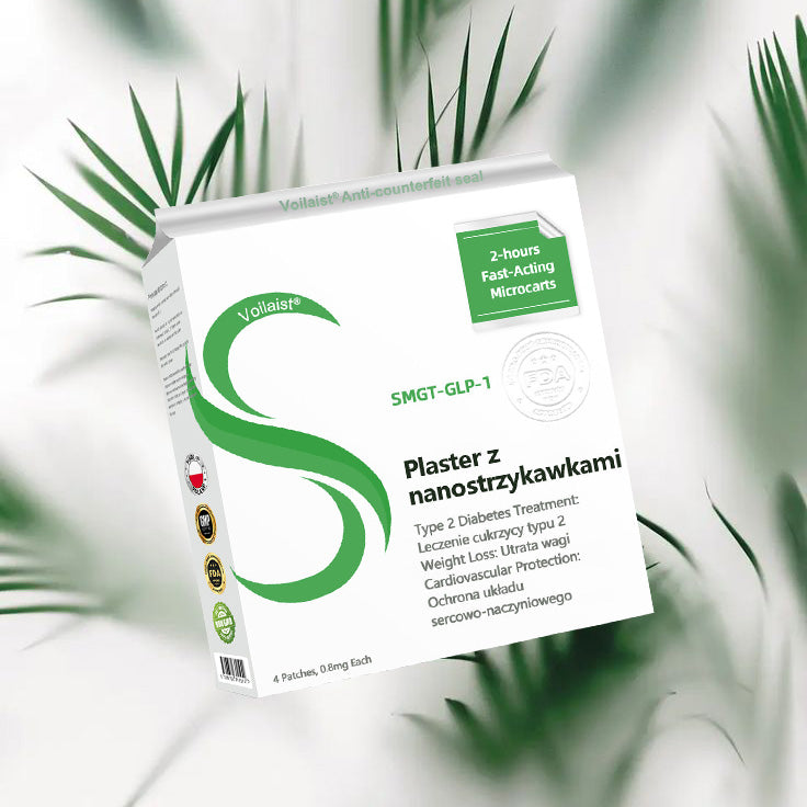 Voilaist® SMGT-GLP-1 Nano Microneedle Patch🍃Bezbolesny, długotrwały, zwalczający cukrzycę, otyłość i choroby układu krążenia