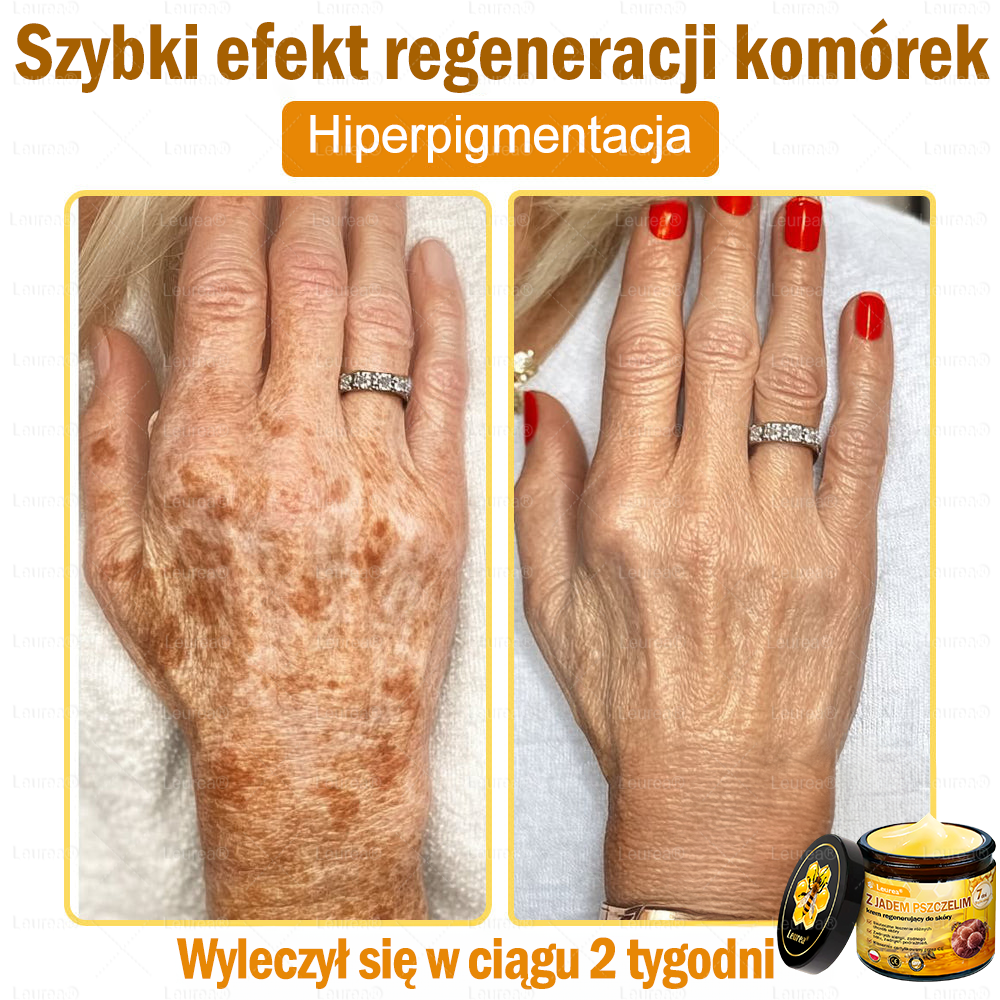 🔥🔥Leurea® Jad Pszczeli Regeneracja Skóry Krem🔥 Naturalna regeneracja skóry, wygładzenie zmarszczek i promienna cera-50 ml