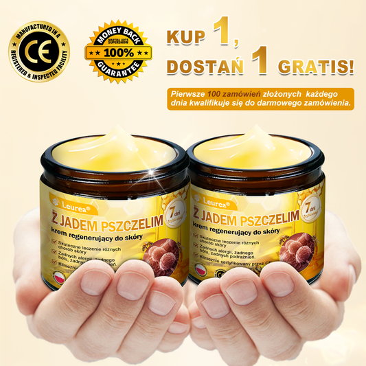 ✨Leurea® Jad Pszczeli Regeneracja Skóry Krem(👨‍⚕‍CE zatwierdzone)👍✅