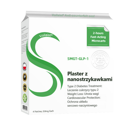 🎁 Voilaist® SMGT-GLP-1 Nano Microneedle Patch🍃Bezbolesny, długotrwały, zwalczający cukrzycę, otyłość i choroby układu krążenia 🎁