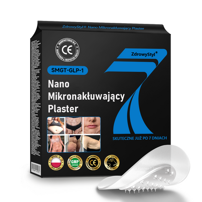🎁 ZdrowyStyl®🌱 Nano Mikronakłuwający Plaster z SMGT-GLP-1 i Matrixyl 3000 – Odchudzanie, Ujędrnianie Skóry, Wsparcie Poziomu Cukru we Krwi, Bez Zastrzyków, Efekty w 7 Dni🎁