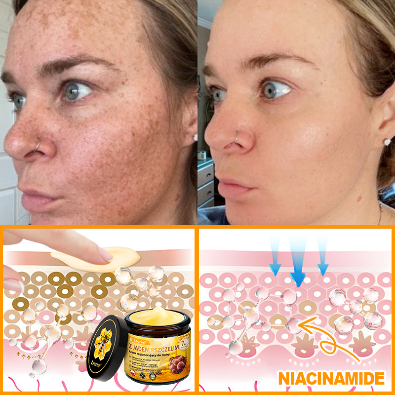 🔥🔥Leurea® Jad Pszczeli Regeneracja Skóry Krem🔥 Naturalna regeneracja skóry, wygładzenie zmarszczek i promienna cera-50 ml