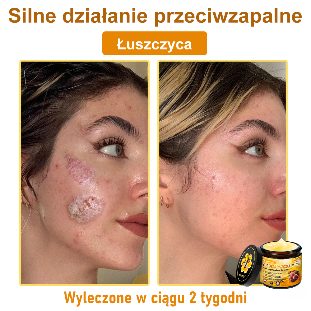 🔥🔥Leurea® Jad Pszczeli Regeneracja Skóry Krem🔥 Naturalna regeneracja skóry, wygładzenie zmarszczek i promienna cera-50 ml